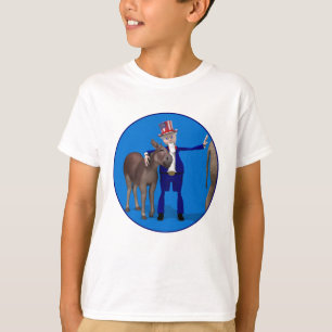 Oom Sam houdt van ezels T-shirt