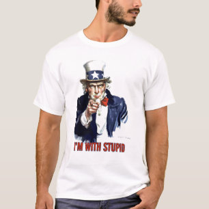 Oom Sam - ik ben met stommerd T-shirt
