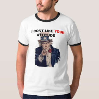 oom-sam, "Ik hou niet van je houding" T-shirt