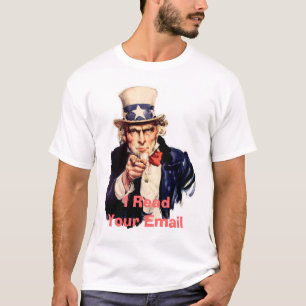 Oom Sam, ik lees je e-mail T-shirt