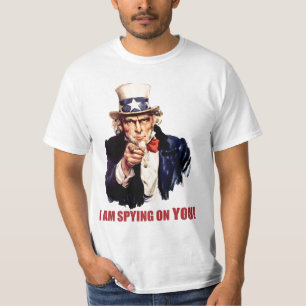 Oom Sam: Ik speel op je. T-shirt