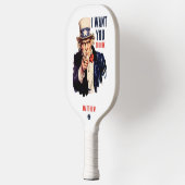 Oom Sam, ik wil dat je grappig drinkt Pickleball Paddle (Links)