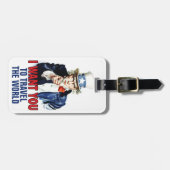 Oom Sam - Ik wil dat je reist Bagagelabel (Voorkant horizontaal)