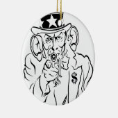 oom Sam Keramisch Ornament (Rechts)