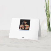 Oom Sam-kerstkaart Kaart (Achterkant)