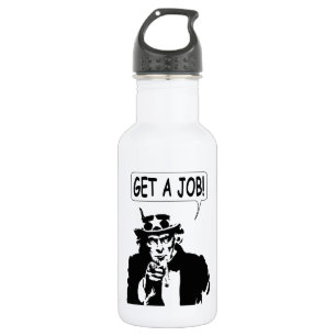 oom Sam krijgt een baan Waterfles