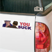 Oom Sam naar Obama Bumpersticker (Op Truck)