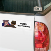 Oom Sam naar Obama Bumpersticker (Op Truck)