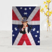 Oom Sam Nieuwe Burgerkaart Kaart (Gele Bloem)