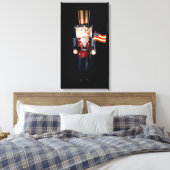 oom Sam Nutkraker Canvas Afdruk (Insitu (Slaapkamer))