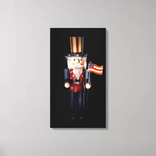 oom Sam Nutkraker Canvas Afdruk