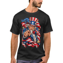 Oom Sam Patriottische Amerikaanse Vlag