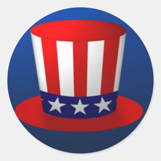 oom Sam Pet Ronde Sticker (Voorkant)