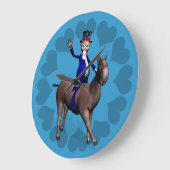 Oom Sam Riding op Donkey Grote Klok (Hoek)