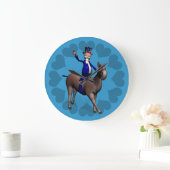 Oom Sam Riding op Donkey Grote Klok (Huis)