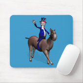 Oom Sam Riding op Donkey Muismat (Met muis)