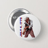 oom Sam Ronde Button 5,7 Cm (Voorkant /achterkant)