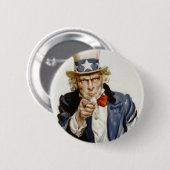   oom Sam Ronde Button 5,7 Cm (Voorkant /achterkant)