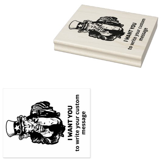 oom Sam Rubberstempel (Gestempeld)