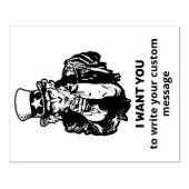 oom Sam Rubberstempel (Afrduk)