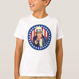 Oom Sam Stars en Stripes T-shirt