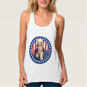 Oom Sam Stars en Stripes Tanktop (Voorkant)