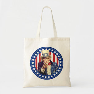 Oom Sam Stars en Stripes Tote Bag