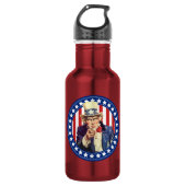 Oom Sam Stars en Stripes Waterfles (Voorkant)