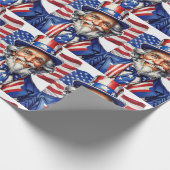 Oom Sam USA Cadeaupapier (Hoek)