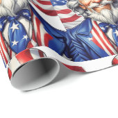 Oom Sam USA Cadeaupapier (Rol Hoek)