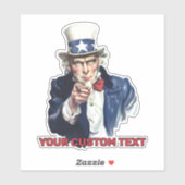 Oom Sam Werving Sticker (Vel)