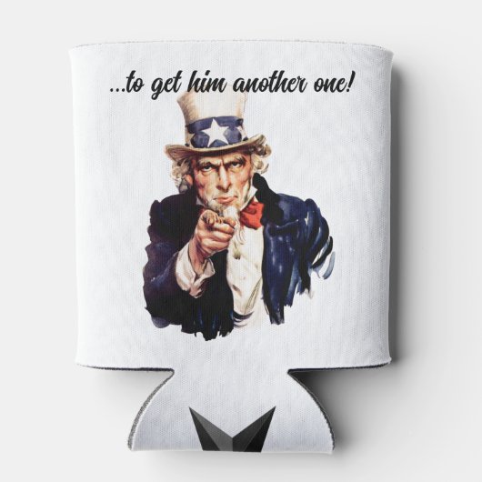 Oom Sam wil je Blikjeskoeler (Achterkant)