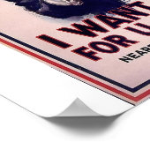 "Oom Sam wil je" Poster (Hoek)