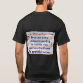 Oom Sam wil je T-shirt (Achterkant)