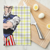Oom Sam wil je theedoek (Quarter Fold)