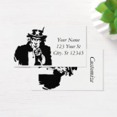 Oom Sam wil je Thunder_Cove Visitekaartje (Bureau)