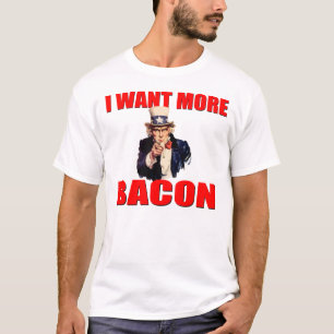 Oom Sam wil meer Bacon T-shirt