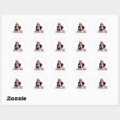 Oom Sam WILT DAT JE ME BEER KRIJGT Ronde Sticker (Vel)