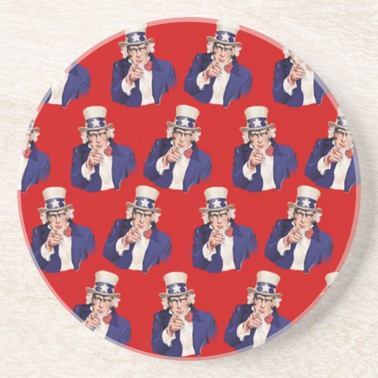 oom Sam Zandsteen Onderzetter (Voorkant)