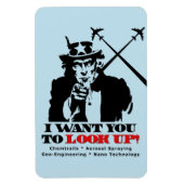 Oom Sam zegt dat ik wil dat je opkijkt Magneet (Verticaal)