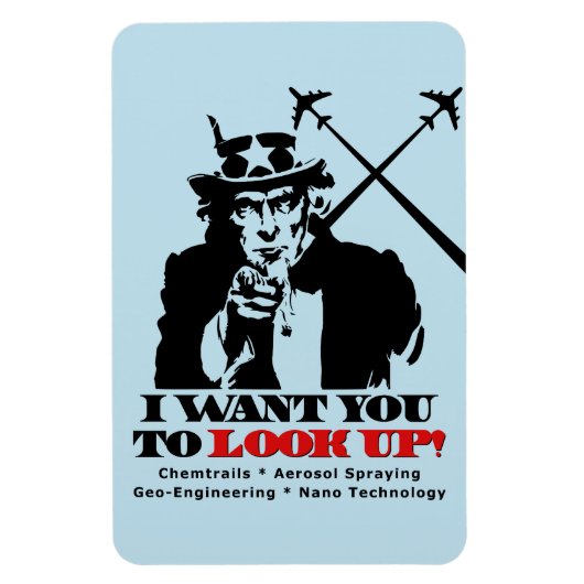 Oom Sam zegt dat ik wil dat je opkijkt Magneet (Verticaal)