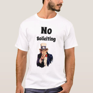 Oom Sam zegt geen colportage T-shirt