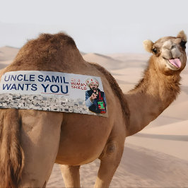 Oom Samil wil jou bumpersticker