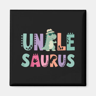 Oom Saurus Papa Dinosaur 3e Verjaardag T-Rex Magneet