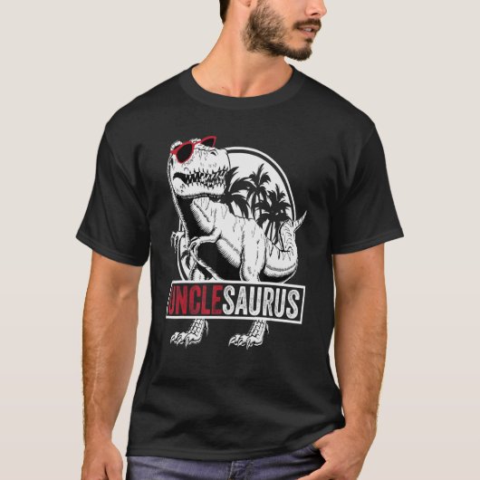 Oom Saurus rex Mannen Vaderdag T-shirt (Voorkant)