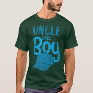 oom Says Boy Gender onthult Vintage T-shirt
