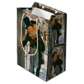 oom Scrooge Bag Medium Cadeauzakje (Achterkant Gekanteld)