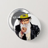 oom Shmuel Ronde Button 5,7 Cm (Voorkant /achterkant)