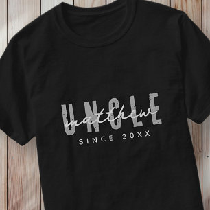 Oom sinds 20XX Modern Elegant Eenvoudig T-shirt