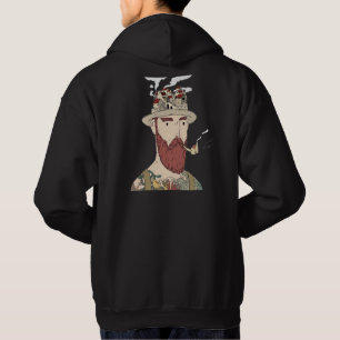 Oom Smoker cartoons geanimeerde karakters Hoodie